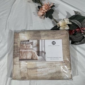NIB $335 [ Full / Queen Duvet Cover ] for Hotel Collection Manhattan Clay‎